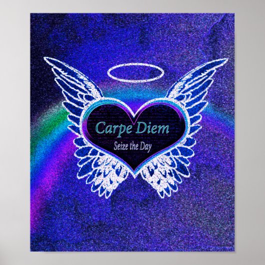 Poster Citation latine Carpe Diem (Devant)