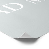 Poster Citation latine Semper Ad Meliora Grey (Coin)