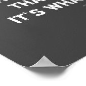 Poster citation littéraire inspirante Thoreau sur gris (Coin)