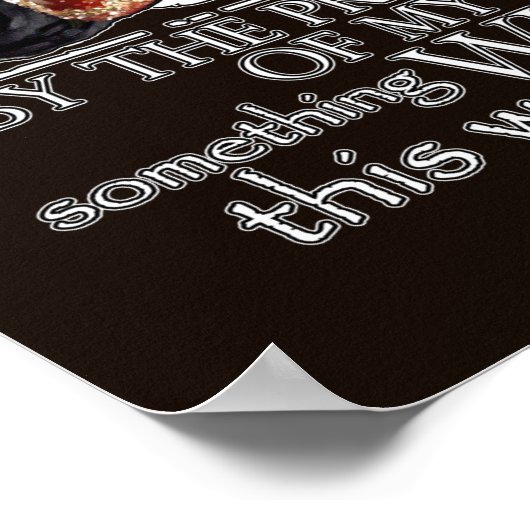 Poster Citation Macbeth (Coin)