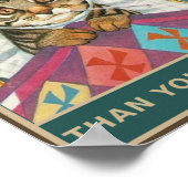 Poster Citation maladie vintage (Coin)