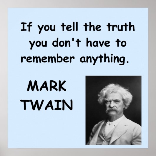 Poster Citation Mark Twain (Devant)