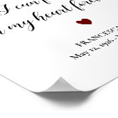 Poster Citation mémorielle « Vous êtes à jamais dans mon (Coin)