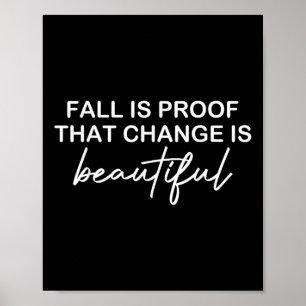 Poster Citation Mignonne Inspirante Citation D'automne De