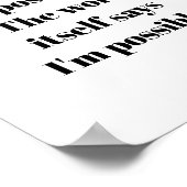 Poster Citation motivante (Coin)