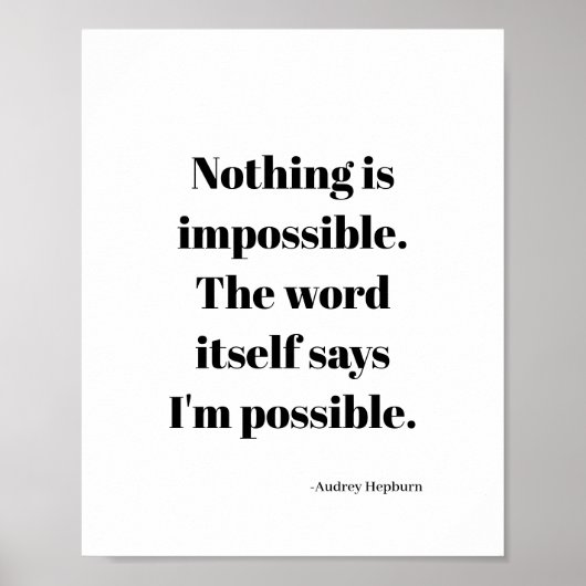 Poster Citation motivante (Devant)