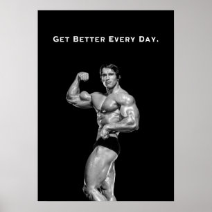 Poster Citation motivante d'Arnold Schwarzenegger