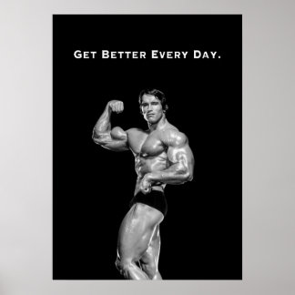 Poster Citation motivante d'Arnold Schwarzenegger