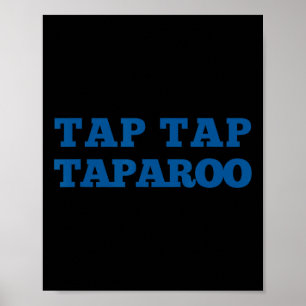 Poster Citation motivante de hockey Tap Taparoo Hommes Fe