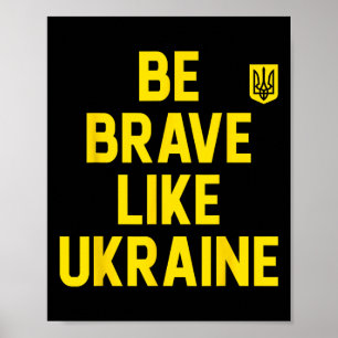 Poster Citation Motivante Inspirante - Soyez Brave Comme 