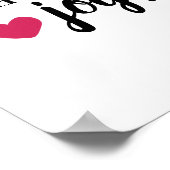 Poster citation motivante murale - joie (Coin)