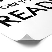 Poster Citation Motivante pour Commencer Avant d'Être Prê (Coin)