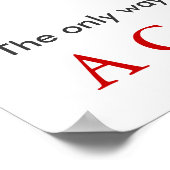 Poster Citation Motivationnelle (Coin)