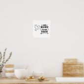 Poster Citation Motivationnelle "Aim High Dream Bigger" (Cuisine)