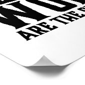 Poster Citation Motivationnelle Assez Fou Changer Le Mond (Coin)