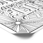 Poster Citation motivationnelle Coloration adulte (Coin)