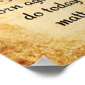 Poster Citation motivationnelle de Bouddha (Coin)