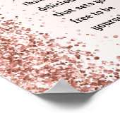 Poster Citation motivationnelle de la Rose Boss Lady Part (Coin)