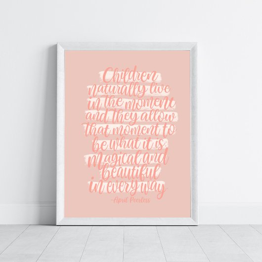 Poster Citation motivationnelle de l'école d'accueil