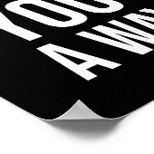 Poster Citation Motivationnelle De Succès - Trouver Un Mo (Coin)