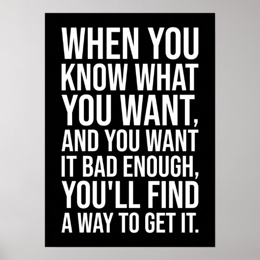 Poster Citation Motivationnelle De Succès - Trouver Un Mo (Devant)