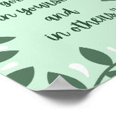 Poster Citation Motivationnelle inspirée par la nature (Coin)