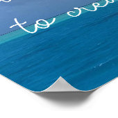 Poster Citation motivationnelle inspirée par Mère Theresa (Coin)