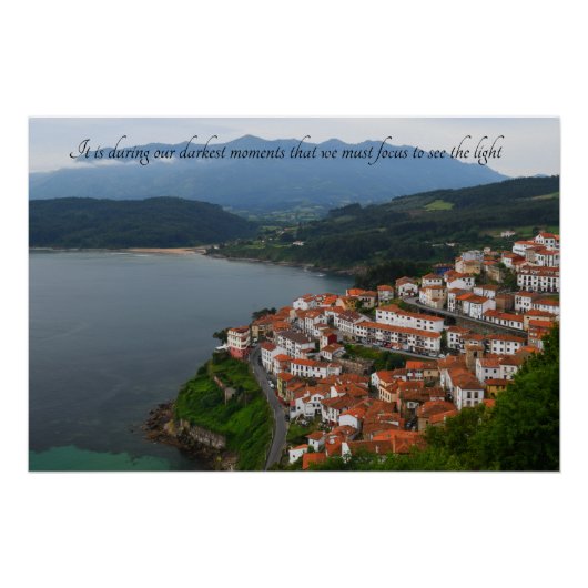 Poster Citation motivationnelle - Lastres Espagne (Devant)