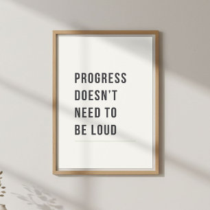 Poster Citation Motivationnelle Minimale et Calme