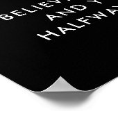 Poster Citation Motivationnelle Minimaliste Moderne (Coin)