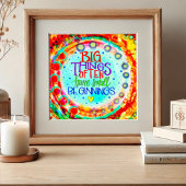 Poster Citation Motivationnelle moderne colorée Inspirian