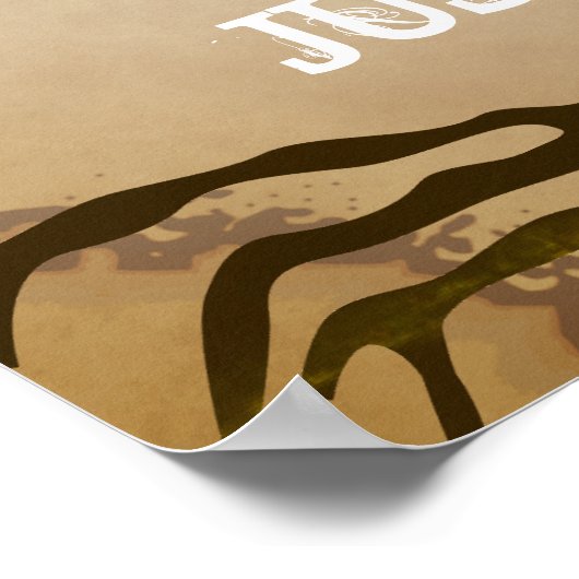 Poster Citation Motivationnelle Pour La Force (Coin)