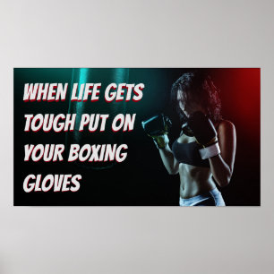 Poster Citation motivationnelle pour l'entraînement de la