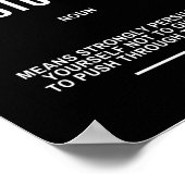 Poster Citation Motivationnelle Sur La Persistance (Coin)