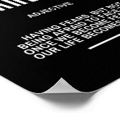 Poster Citation Motivationnelle Sur Le Fait D'Être Sans P (Coin)