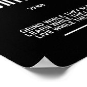 Poster Citation Motivationnelle Sur Le Grinçage (Coin)