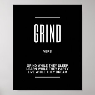 Poster Citation Motivationnelle Sur Le Grinçage