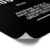 Poster Citation Motivationnelle Sur L'Exécution (Coin)