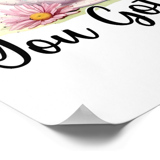 Poster Citation Motivationnelle Vous Avez Ce Pot De Thé R (Coin)