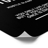 Poster Citation motivationnelle YOLO (Coin)