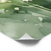 Poster : Citation Napoléon Hill, Aquarelle Paysagère (Coin)