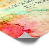 Poster Citation nature Thoreau aquarelle (Coin)