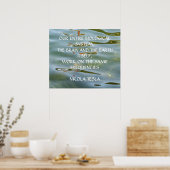 POSTER CITATION NIKOLA TESLA - MÊMES FRÉQUENCES - (Cuisine)