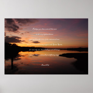 Poster Citation noire d'élans peut-être que vous avez