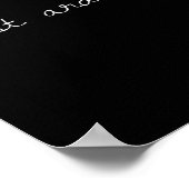 Poster Citation Novel De La Romance Cursive Du Coeur Le P (Coin)