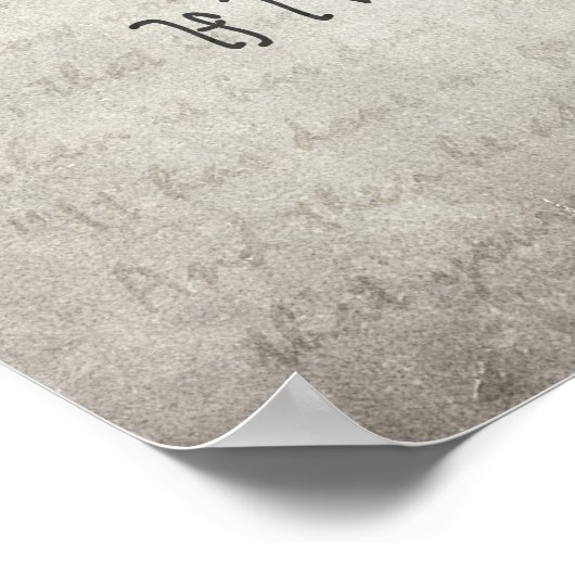 Poster Citation Papillon (Coin)