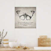 Poster Citation Papillon (Cuisine)