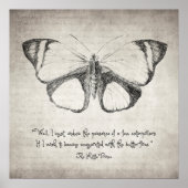 Poster Citation Papillon (Devant)