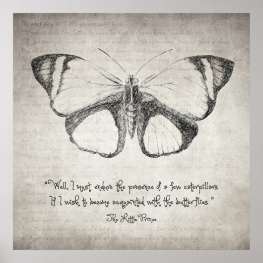 Poster Citation Papillon (Devant)