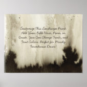 Poster Citation Personnalisée Ajouter Votre Verse Bible M (Devant)